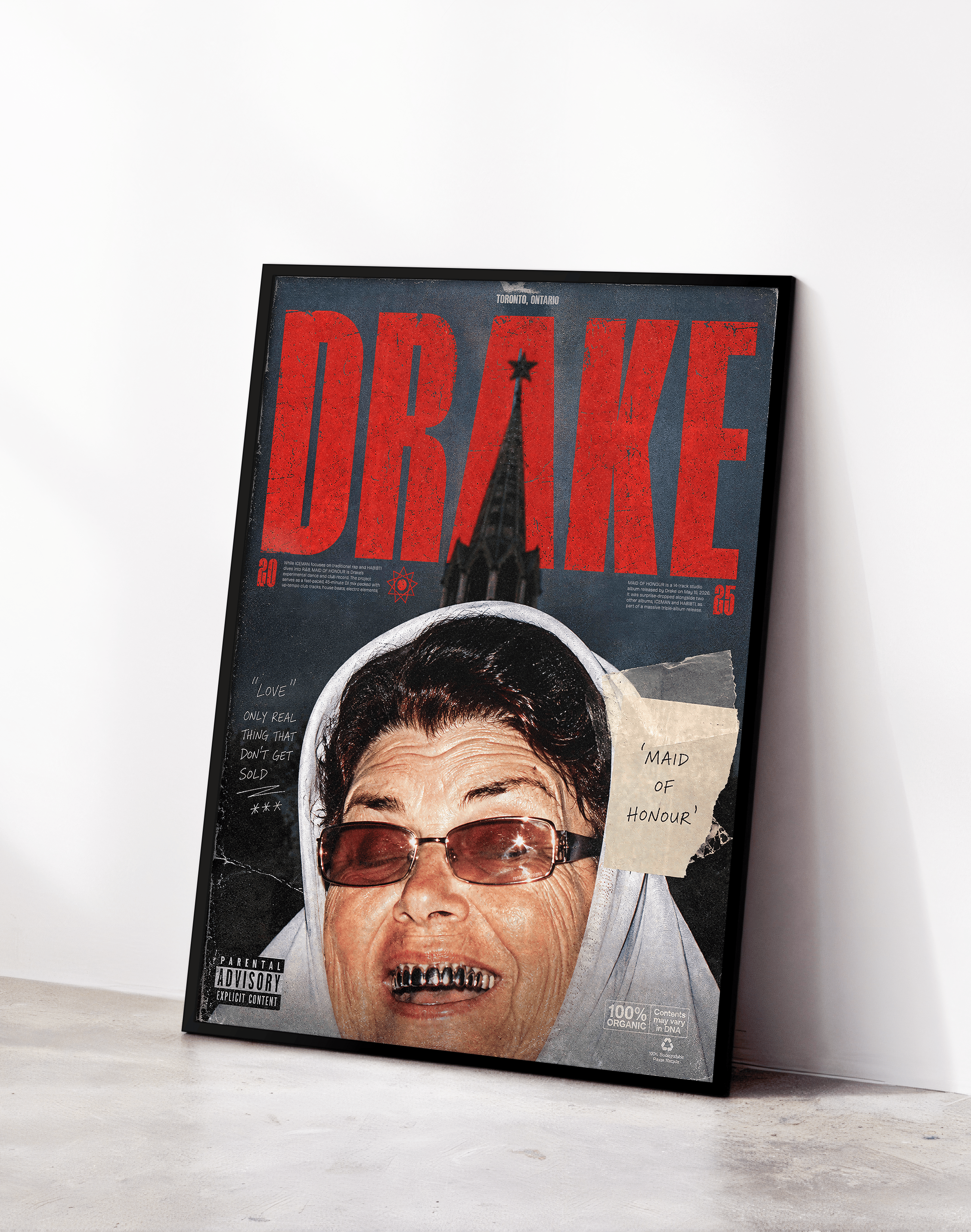 Toronto Drake Collage by Rana Aksu
