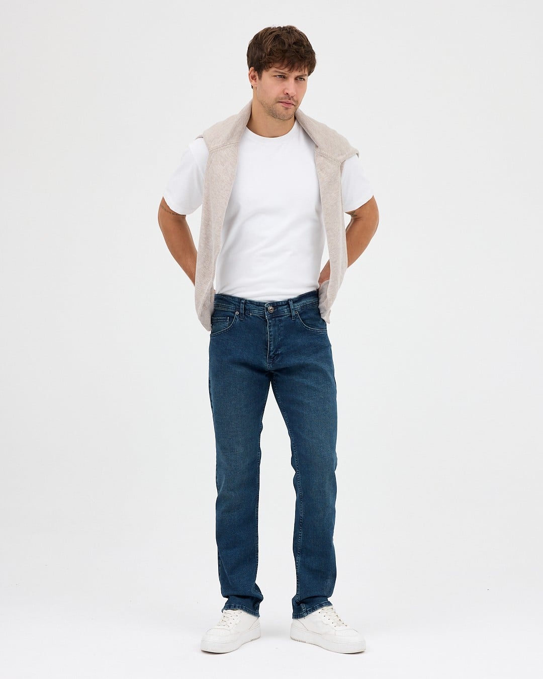 Regular Yeşil Tint Jean