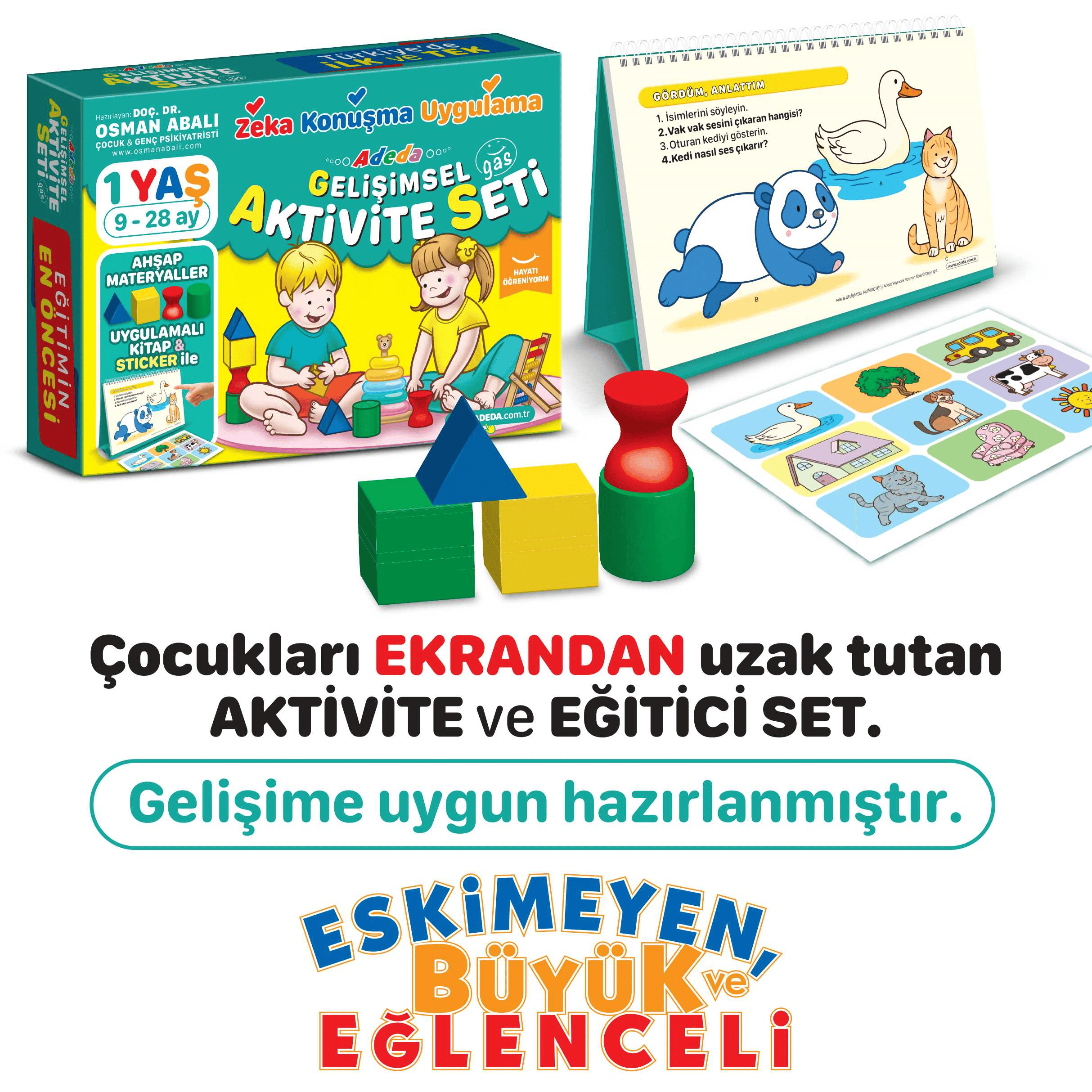 1 Yaş Gelişimsel Aktivite Seti