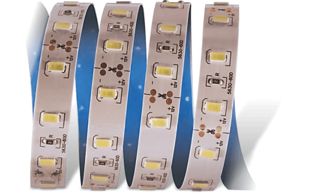 1 Adet 5 METRE CATA CT 4535 İç Mekan 12V 12 Çipli  Şerit Led 6400K Beyaz Işık