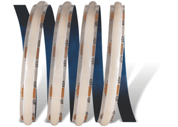 1 Adet 5 Metre CATA CT 4541 İç Mekan 216 Çipli COB Şerit LED 2700K Amber Işık 12V