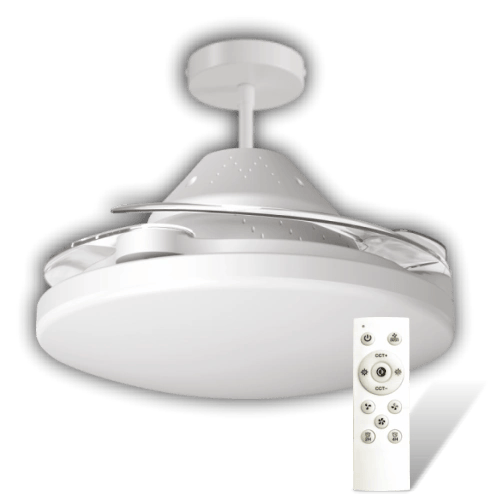 1 Adet CATA CT 1156 Dolunay 72W Fanlı Kumandalı Led Ampul 3 Renk