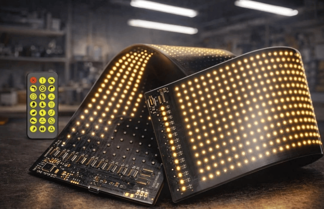 1 Adet CATA CT 4568 Esnek Yapışkanl Matrix Led Panel 60X12 RGB