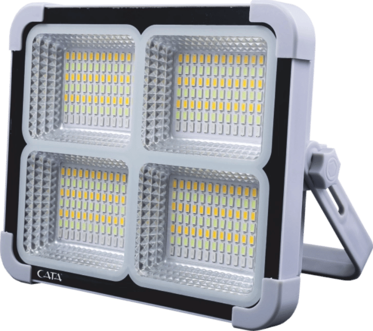 1 Adet CATA CT 4698 Solar 200W Led Projektör Taşınabilir