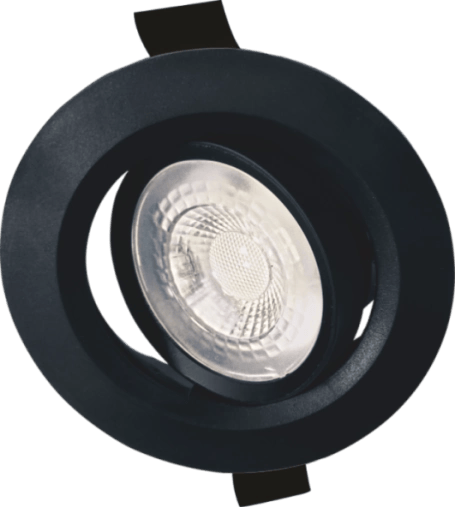 1 Adet CATA CT 5200 Lal Siyah Kasa 7W Sıva Altı Led Spot Beyaz Işık 6400K