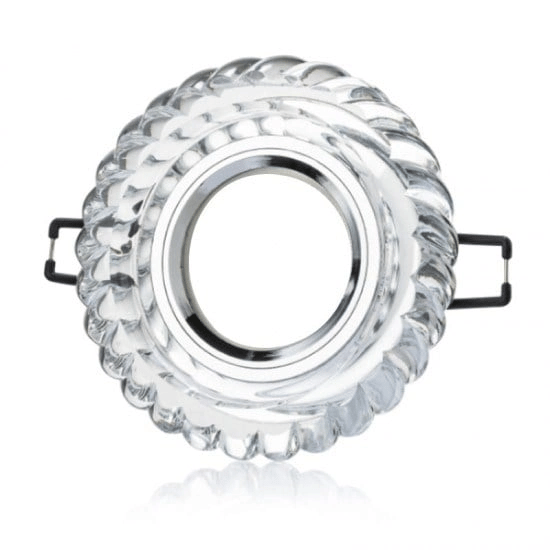 1 Adet CATA CT 6600 Gardenya Led Efektli Dekoratif Cam Spot Kasası GU10 Duy 3200K Gün Işığı
