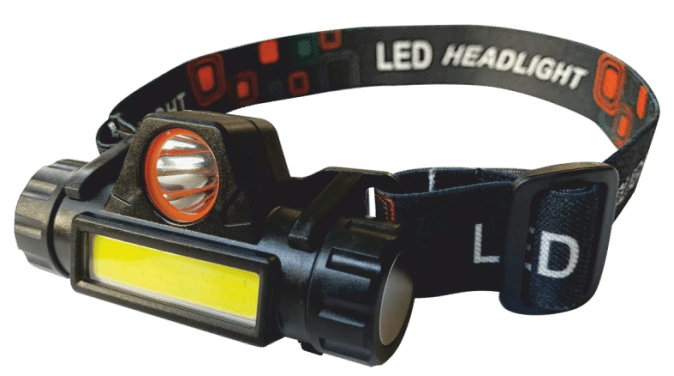 1 Adet CATA CT 9120 Mir 3W Ledli Şarjlı Kafa Lambası 6400K Beyaz Işık
