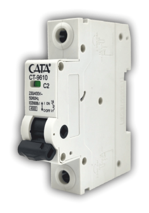 1 Adet CATA CT 9610 C Tipi 1X2A 4.5Ka Otomatik Sigorta