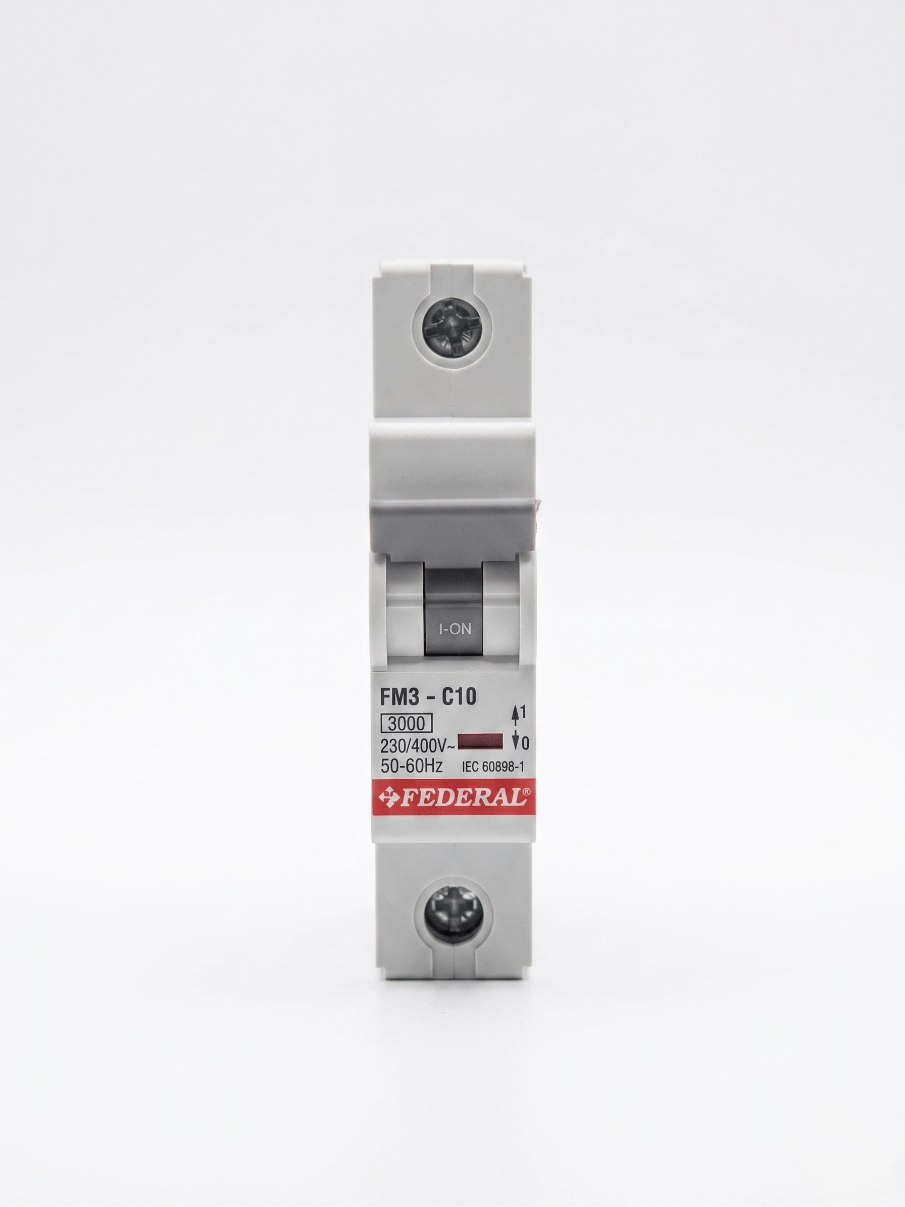1 Adet FEDERAL 1X10 A C Tipi 3Ka Otomatik Sigorta FM3-C 9EC-C0331-0D10