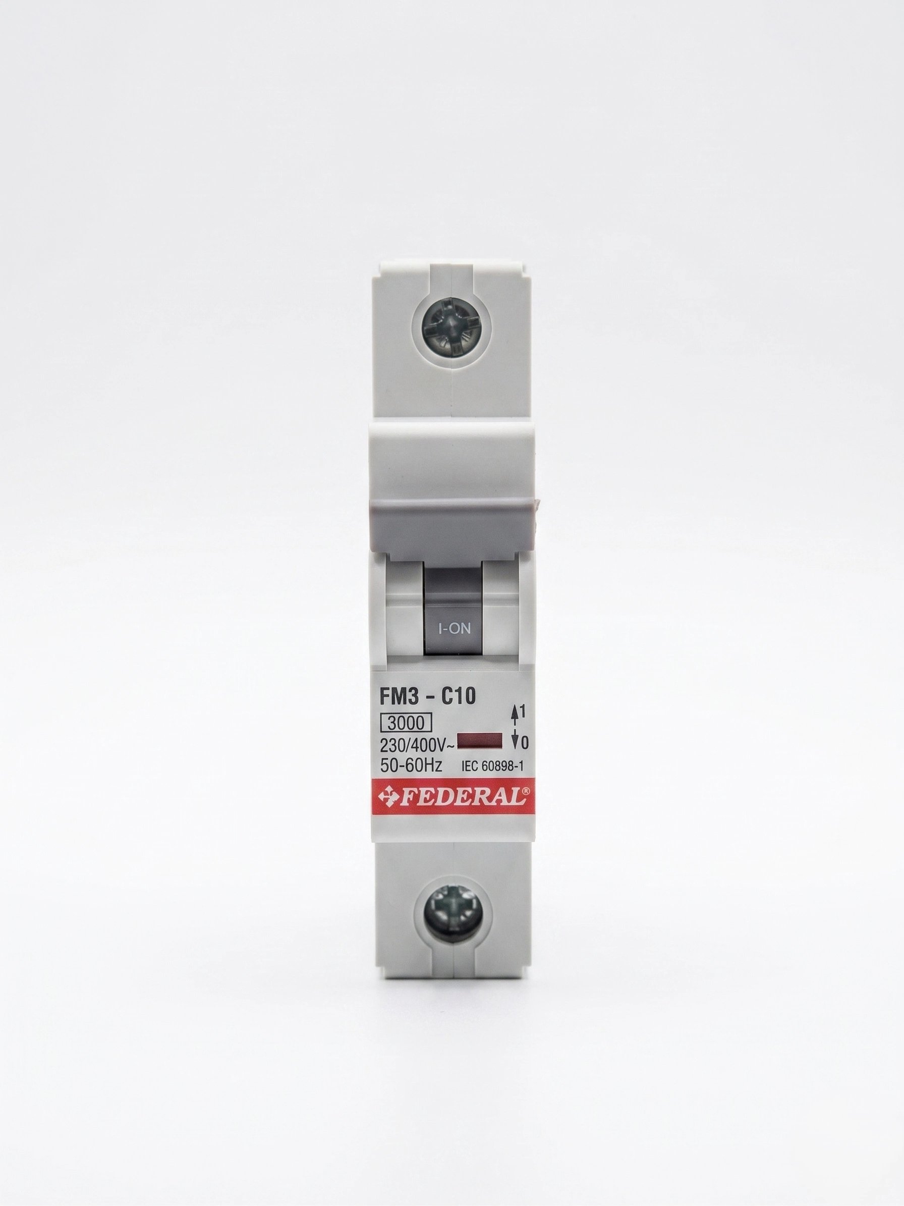 1 Adet FEDERAL 1X10 A C Tipi 3Ka Otomatik Sigorta FM3-C 9EC-C0331-0D10
