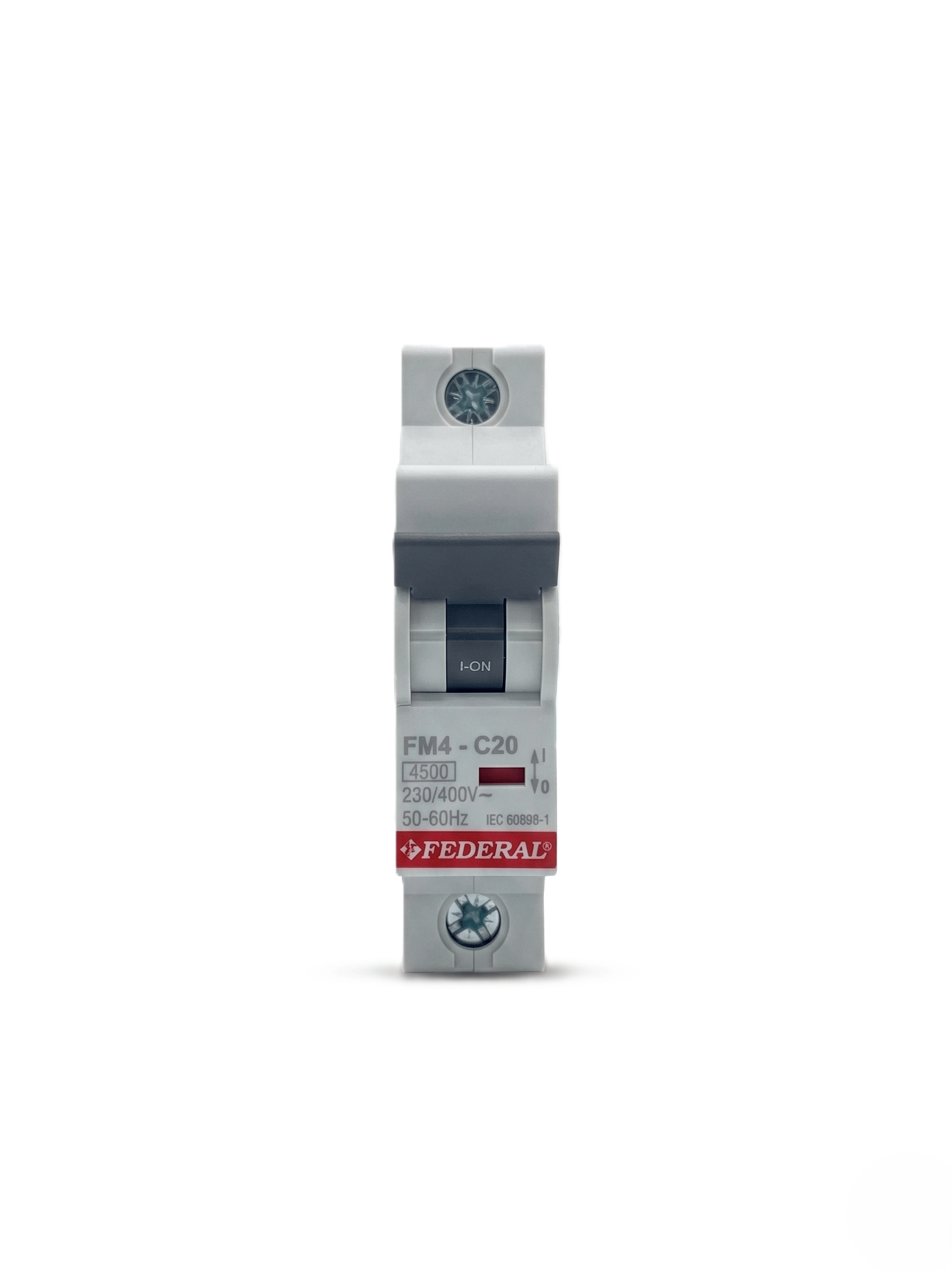 1 Adet FEDERAL 1X20 A C Tipi 4.5Ka Otomatik Sigorta FM4 9EG-C0431-SD20
