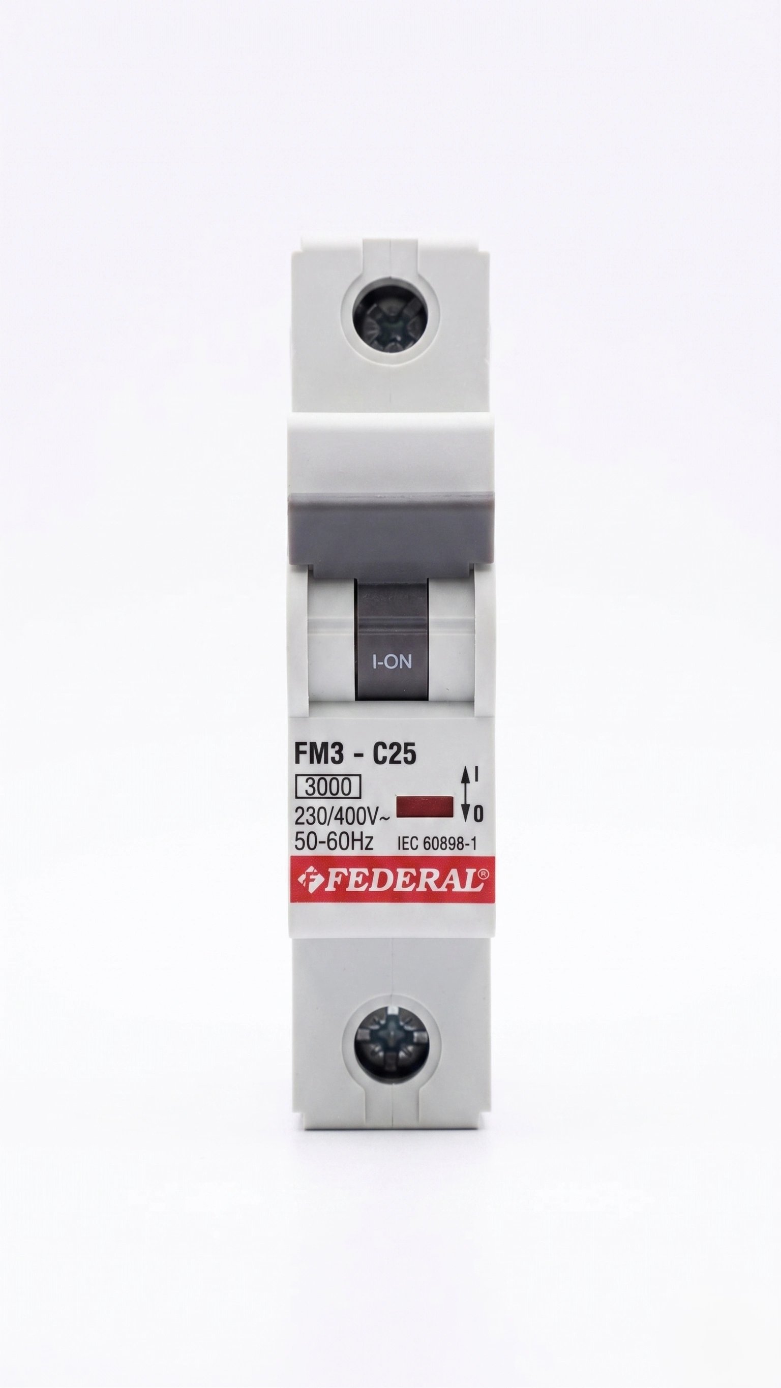 1 Adet FEDERAL 1X25 A C Tipi 3Ka Otomatik Sigorta FM3-C 9EC-C0331-0D25