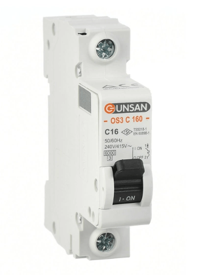 1 Adet Günsan 1X32a C Serisi 6Ka Otomatik Sigorta OS3C160-1C32