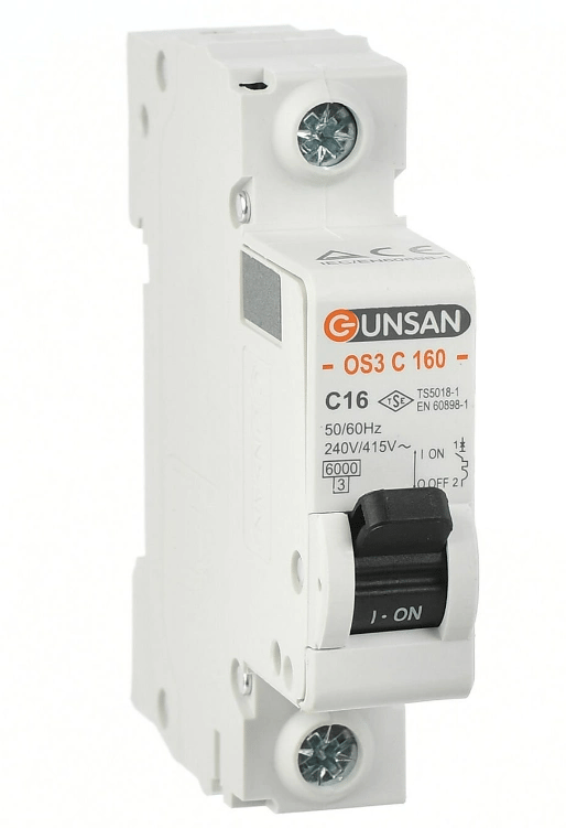 1 Adet Günsan 1X40a C Serisi 6Ka Otomatik Sigorta OS3C160-1C40