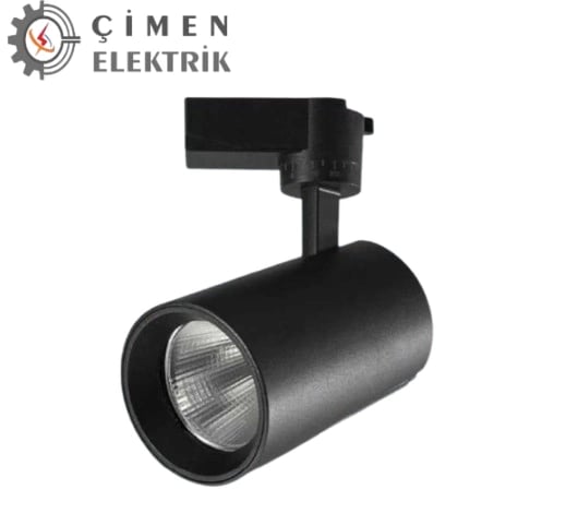 1 Adet NOAS YL29 4001 Siyah Kasa Lyon 40W Ray Spot 6400K Beyaz Işık