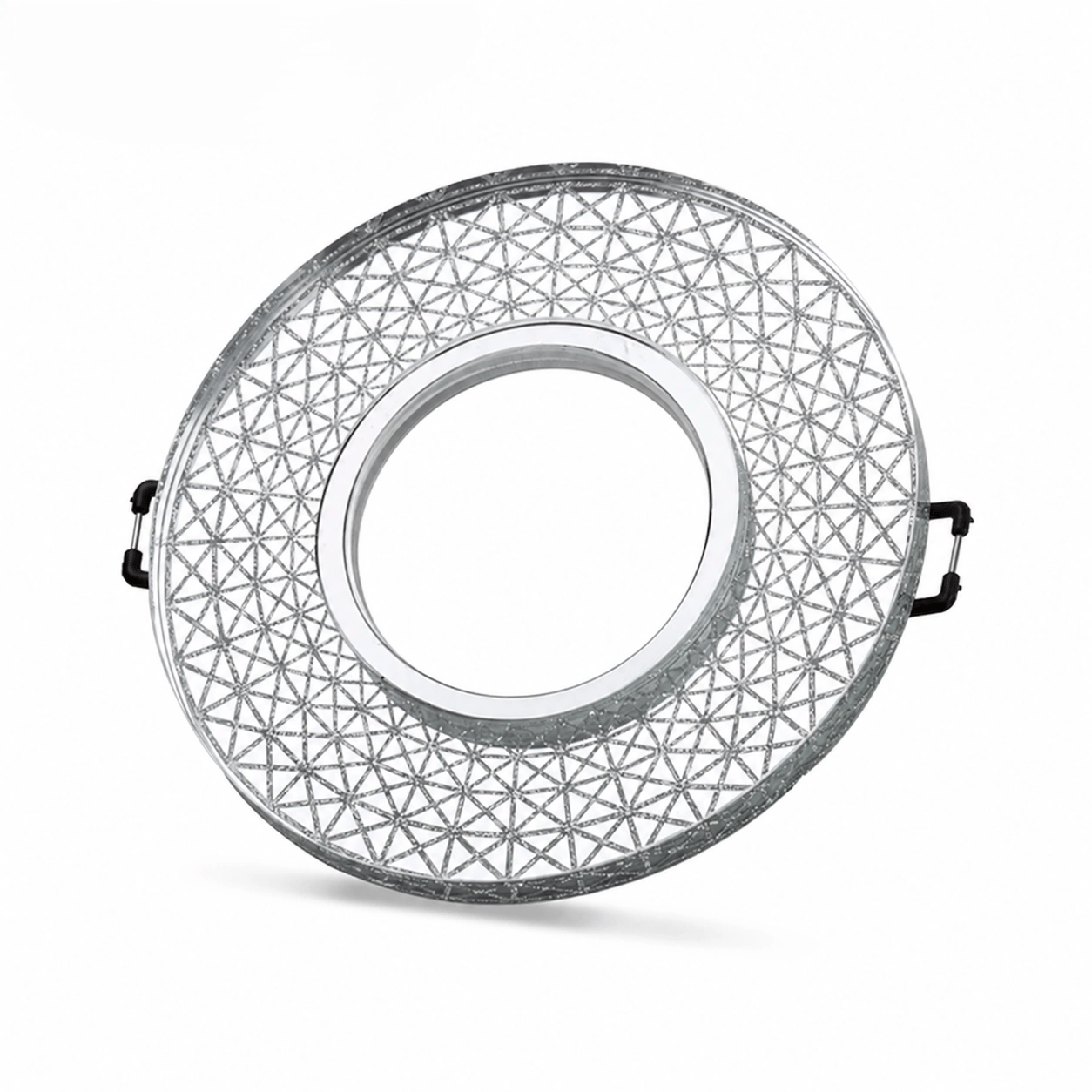 1 Adet NOAS YL65 1767 İris LED Çerçeveli 4000K Yuvarlak Kristal Cam Spot GU10 Duy