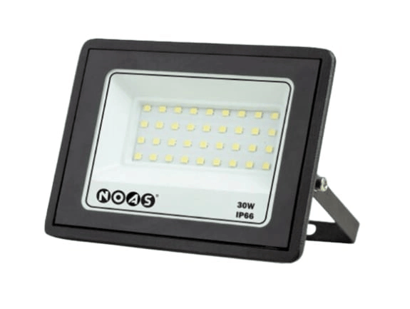1 Adet NOAS YL70 1030 Ultra Slim 30W Led Projektör 6500K Beyaz Işık