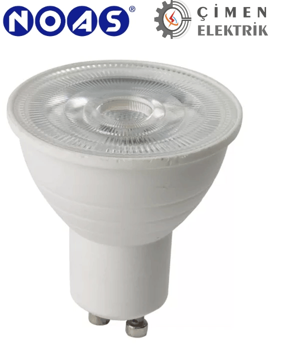 1 Adet NOAS YL91 0702M 7W Mercekli Led Çanak Ampül 3200K Günışığı GU10 Duy