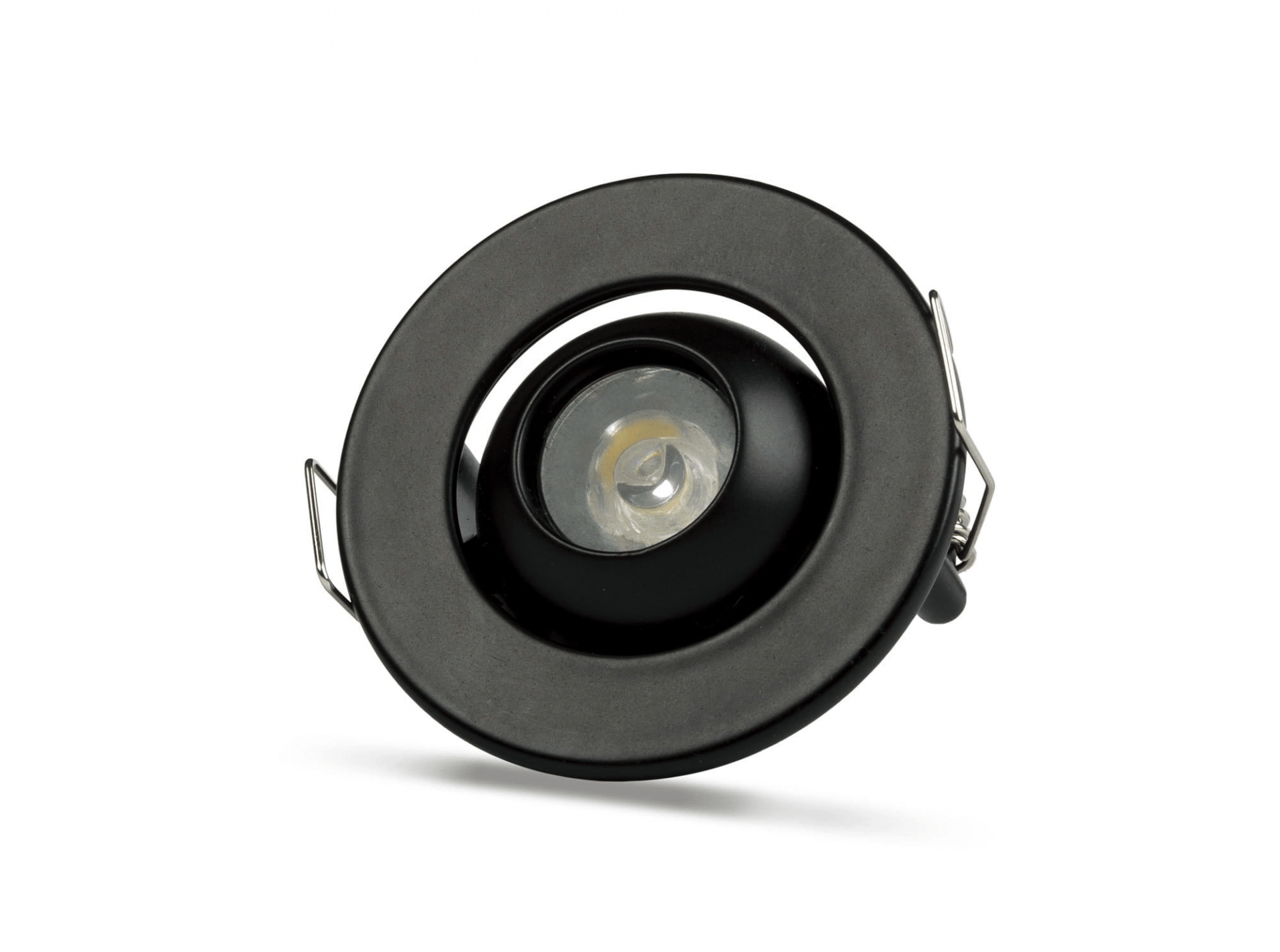 1 Adet NOAS YL94 0201 Siyah Kasa 1W Led Spot 6500K Beyaz Işık
