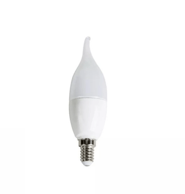 1 Adet NOAS YL96 1702 Kıvrık 7W Buji Led Ampul 3200K Gün Işığı E14 Duy