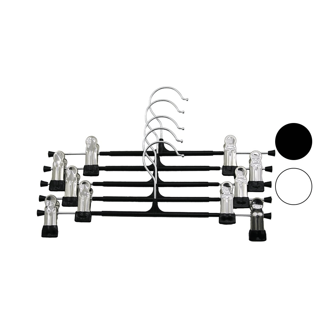 10 Adet Plastik - Metal Uçlu Etek Askısı Bx40