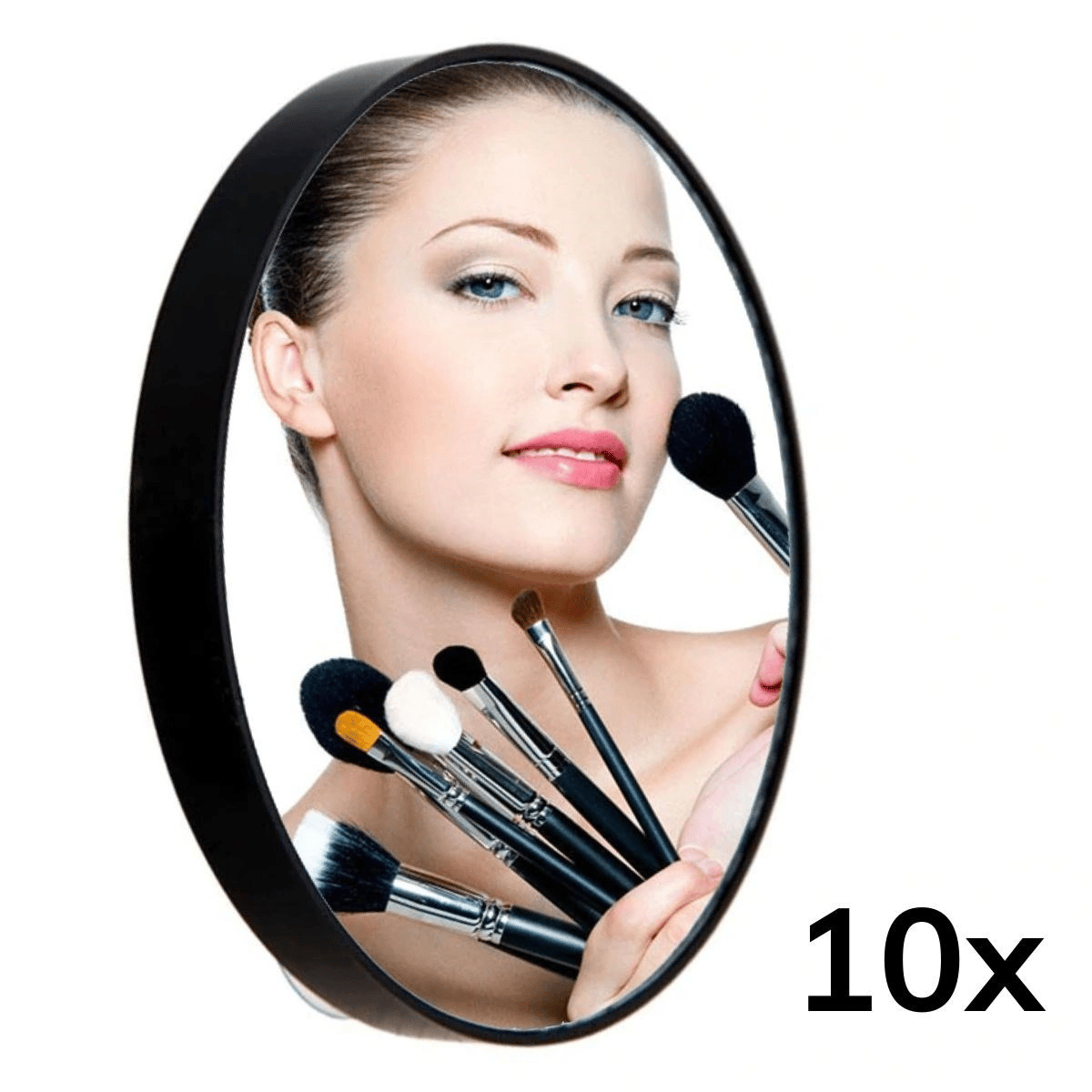 10x Büyüteçli Vantuzlu Pratik Kullanışlı Makyaj Lens Traş Aynası Bx40