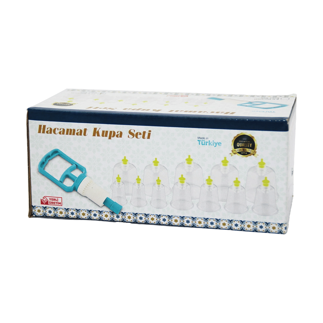 12 Parça  Hacamat Kupa Masaj Seti Bx40