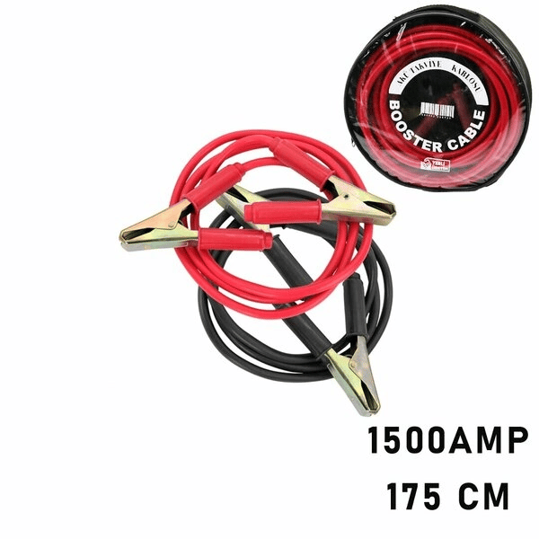 1500 Amper Kamyon İçin Akü Takviye Kablosu 175cm - Pencereli Bez Çantalı Bx40