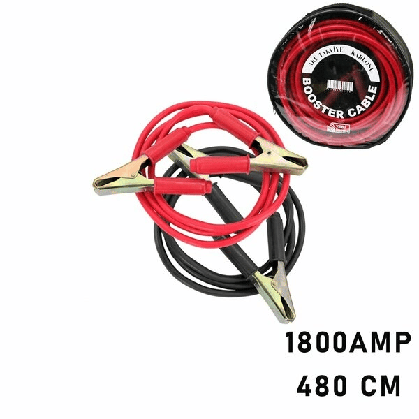 1800 Amper Tır İçin Akü Takviye Kablosu 480cm - Pencereli Bez Çantalı Bx40