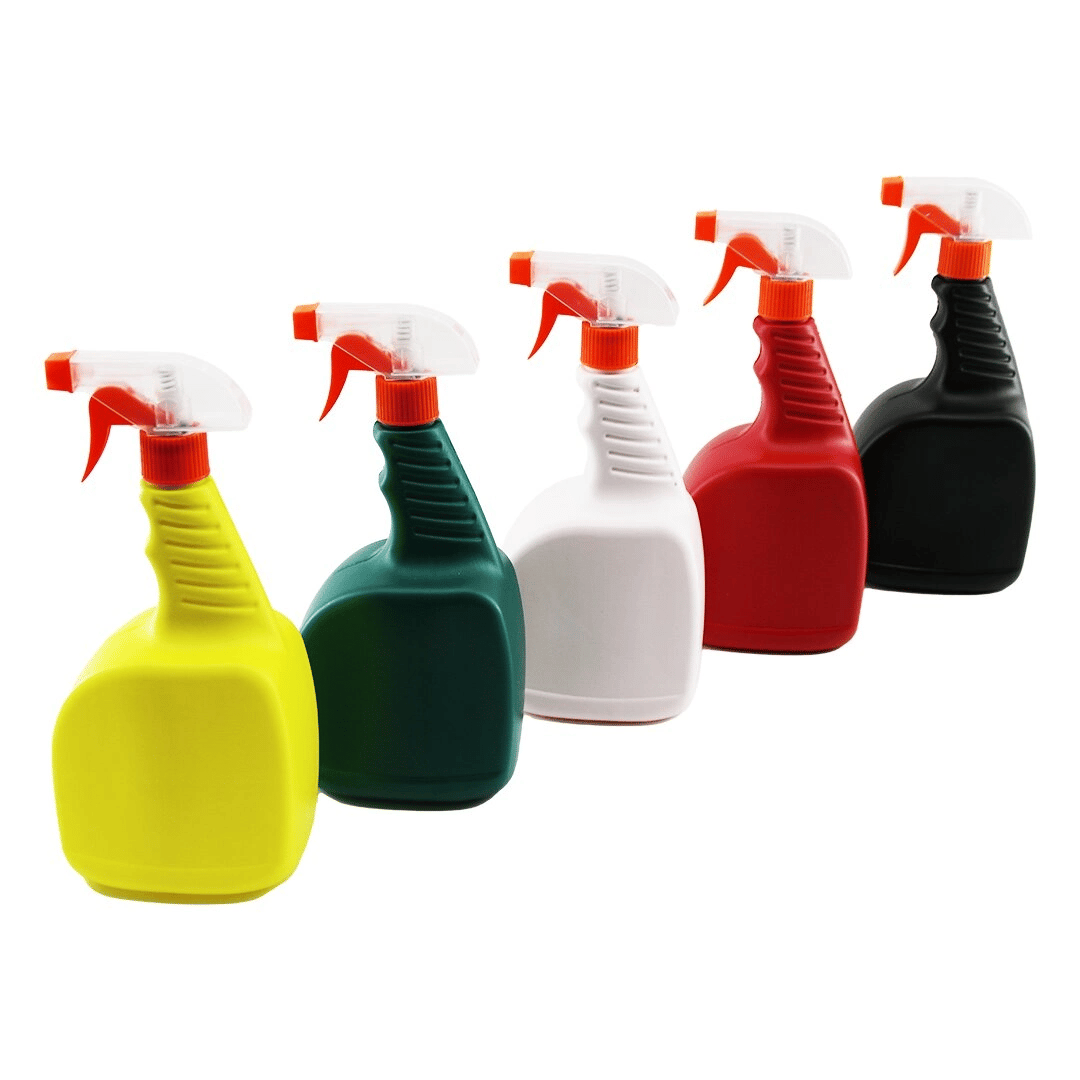 1lt Renkli - Plastik Boş Sprey Püskürtücü Şişe Bx40