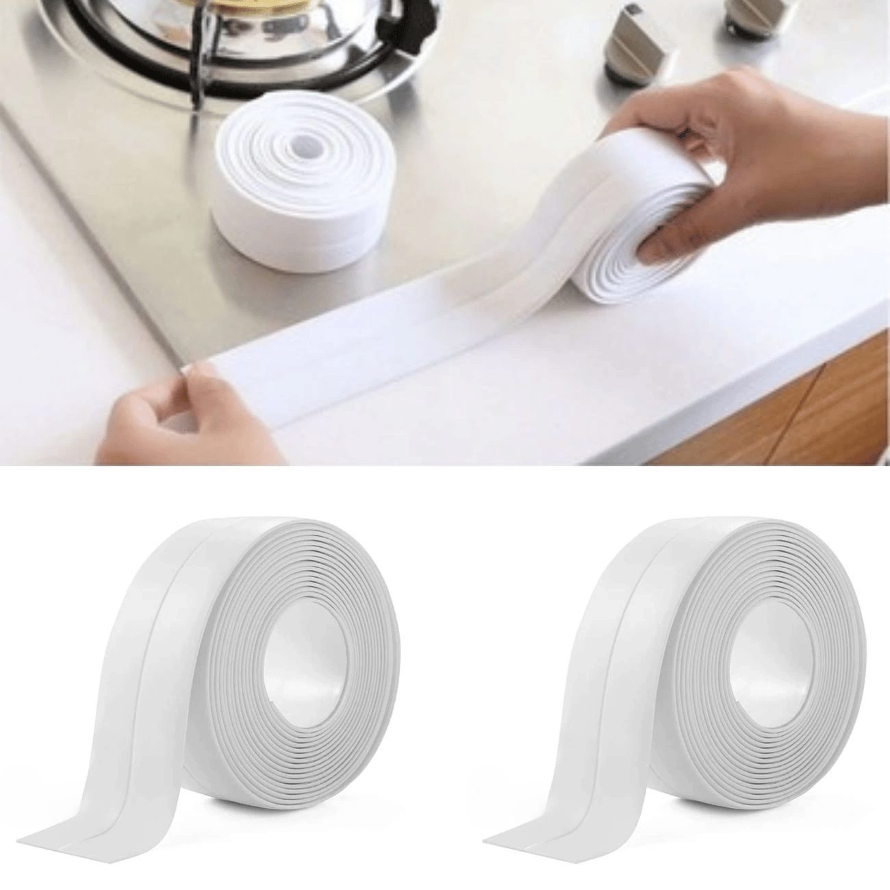 2 Li Su Sızdırmaz Banyo Mutfak Lavabo Küvet İzolasyon Şerit Bant Pratik Ürün