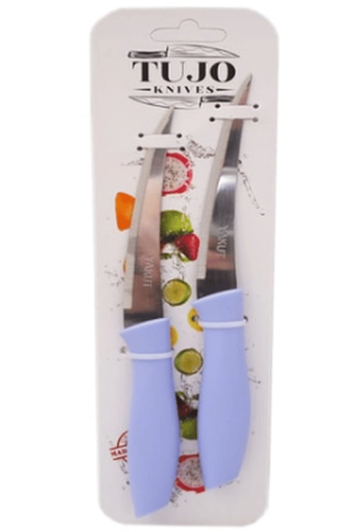 2 Parça  Kartelalı Tırtırlı Bıçak Bx40