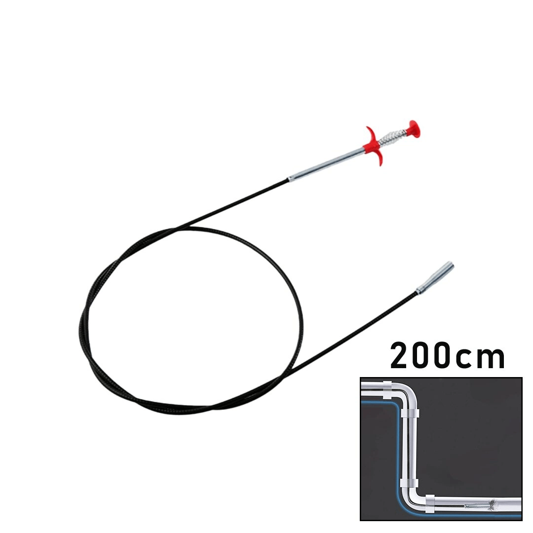 200cm Yaylı - Kıskaç Lavabo - Gider Vb.temizleme - Çok Amaçlı Çubuk Bx40