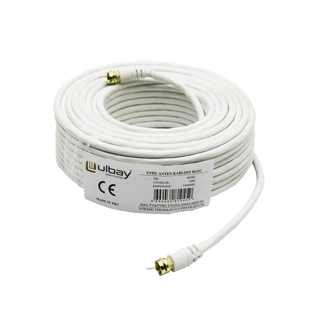 25 Metre Rg6u Uydu Anten Kablosu Bx40