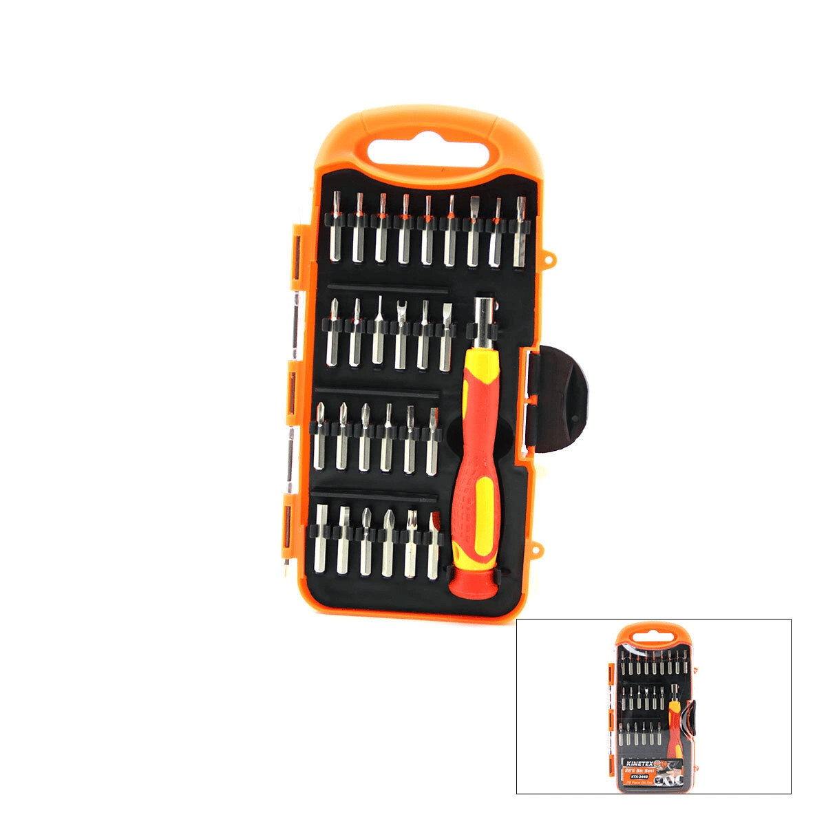 28pcs Saatçi Telefon Bits Tornavida Seti 27pcs Uç + 1-t.vida Sapı Bx40