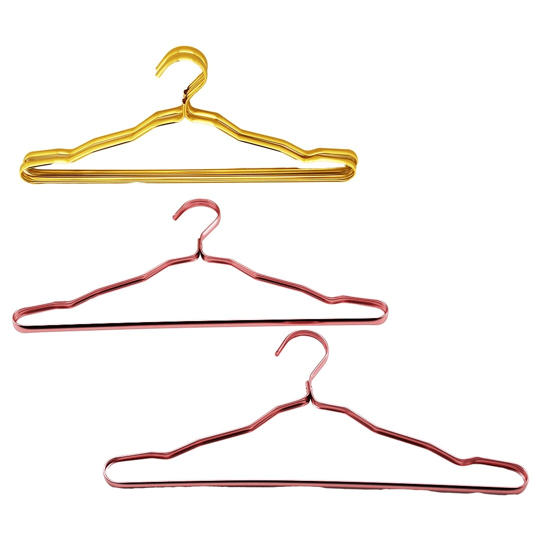2pcs Gold - Bronz   Komple Metal  Askı Bx40