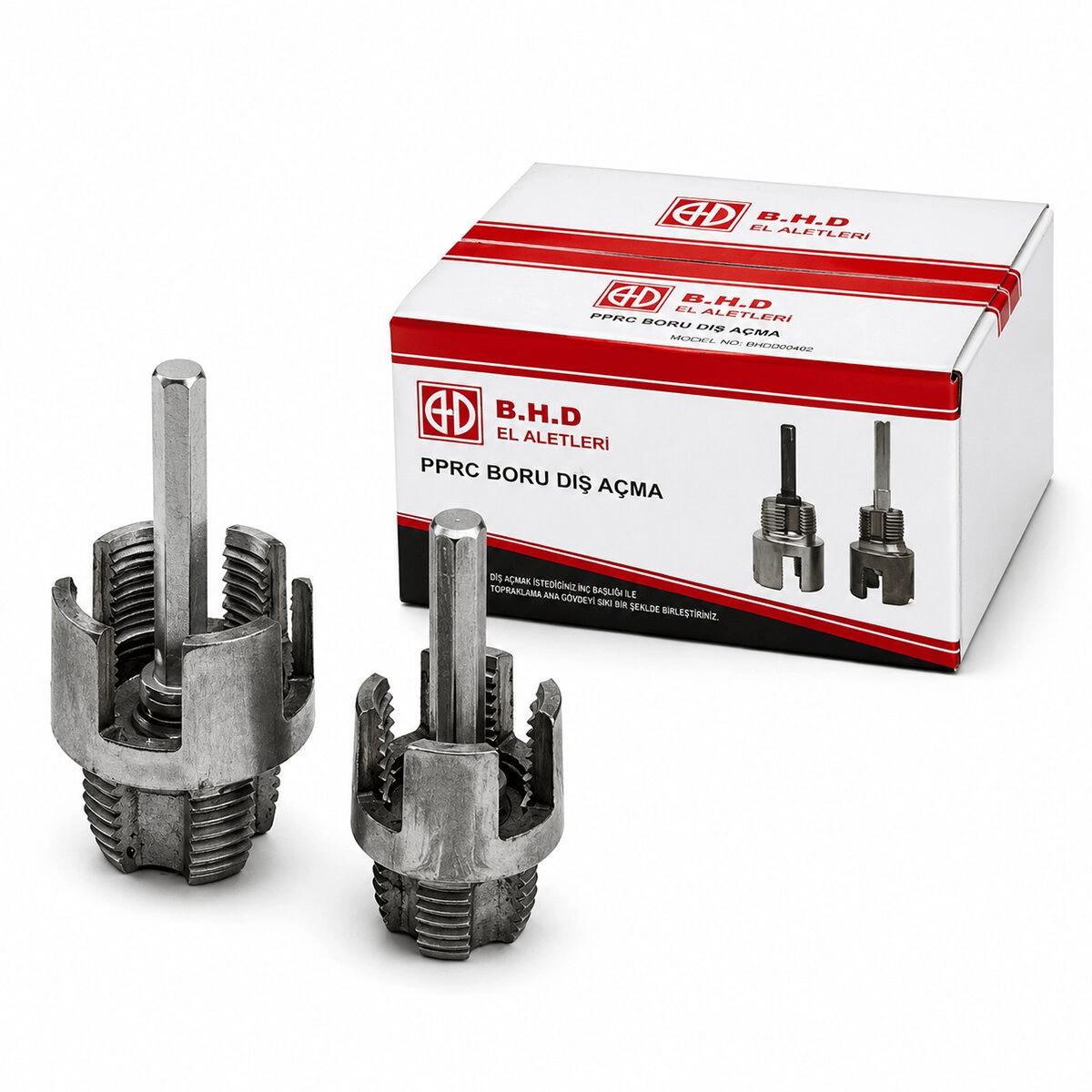 2pcs Pprc Boru Diş Açma Matkap Uç Aparat Bx40
