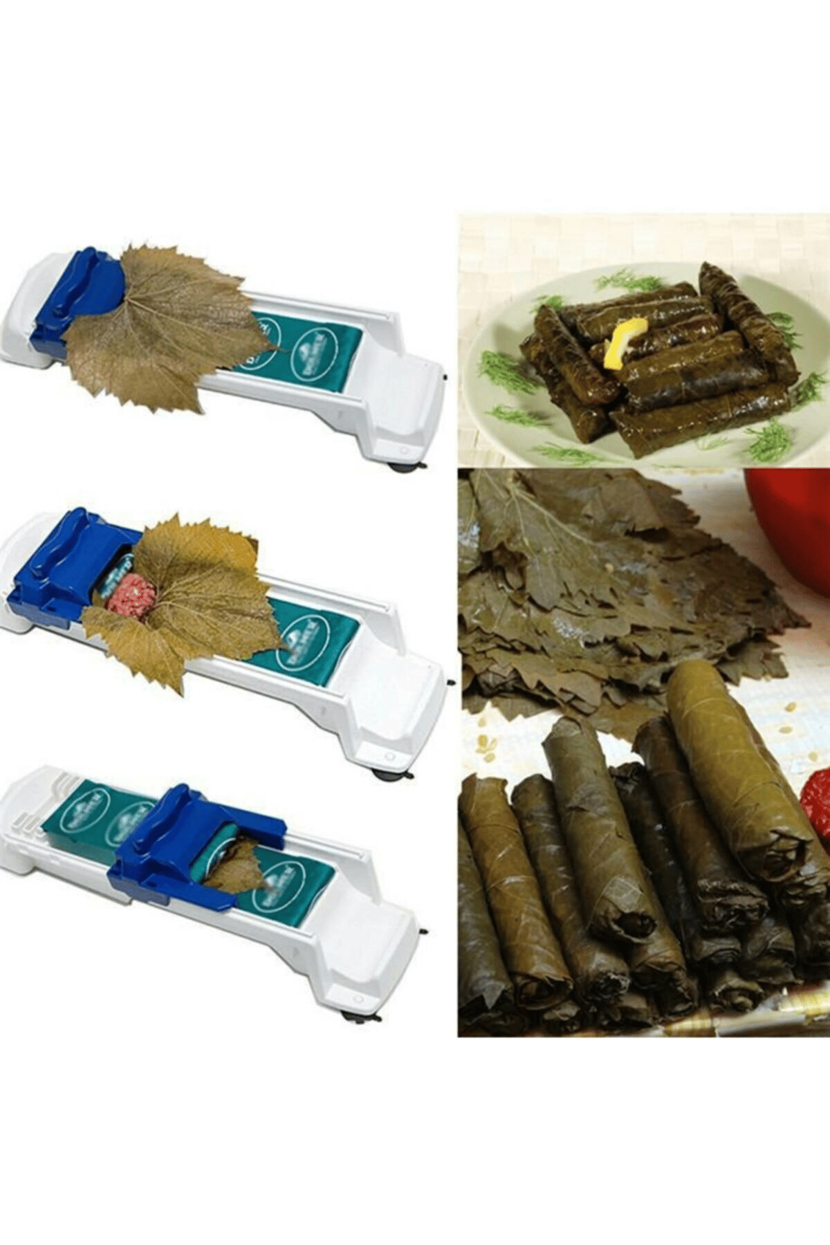 3 Kademeli Kalınlık Ayarlı Pratik Yaprak Sarma Makinesi Bx40