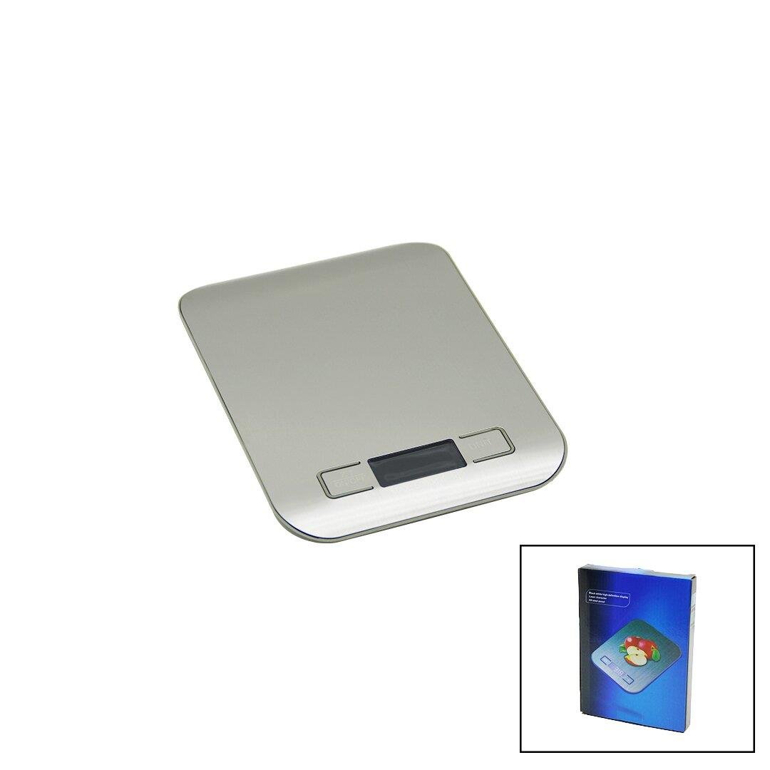 3 KAPASİTE=1000-3000-5000GR/1GR 180X140X18MM DİJİTAL PLATİN MUTFAK TERAZİ - TARTI PİLLİ= 2PCS İNCE (3936)