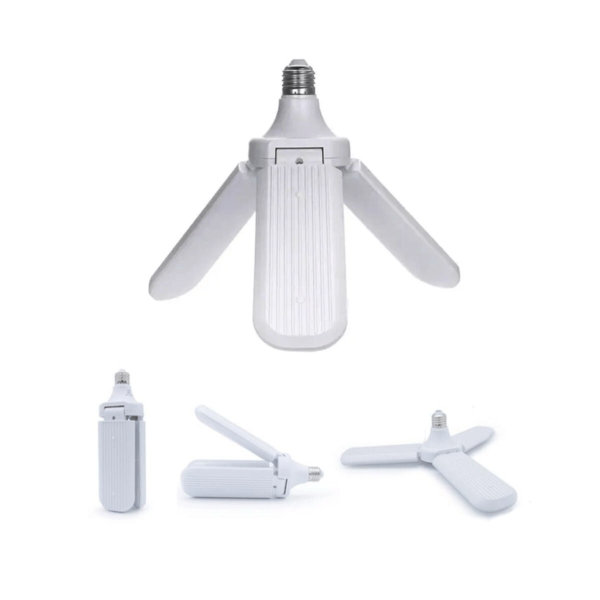 3 Kollu Pervane Modeli Beyaz Led Lamba Ampul 24w - E27 Bx40