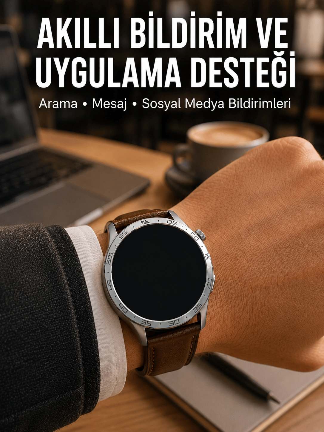 3 Kordonlu Bluetooth Görüşme Özellikli Akıllı Saat Seti