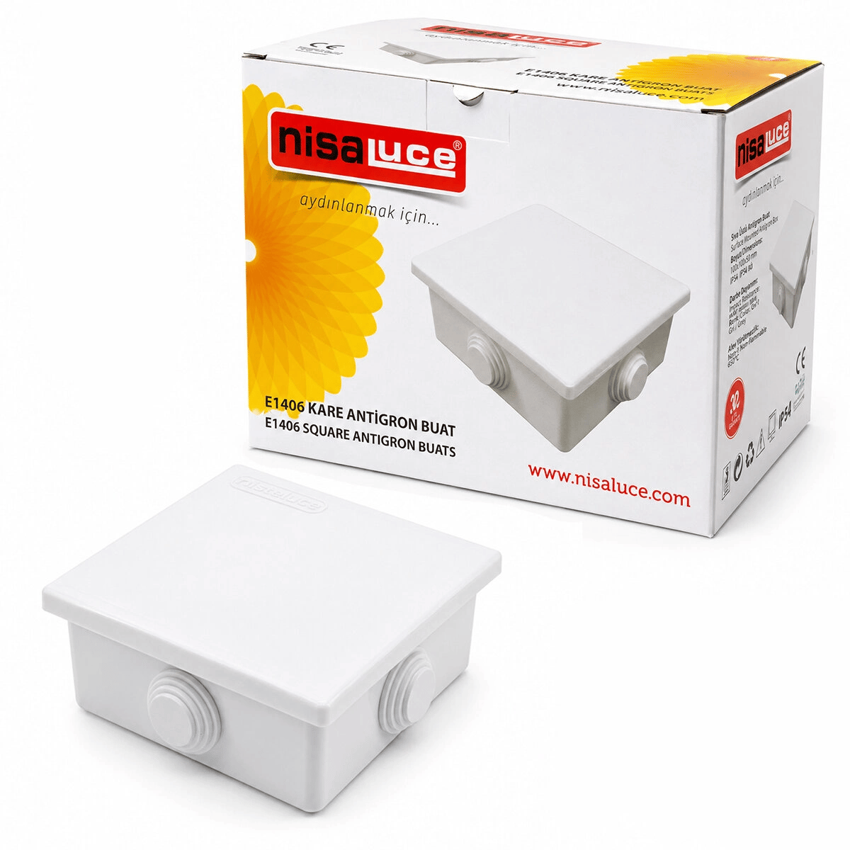 30 Adet Ip40 Antigron Kare Buat Bx40