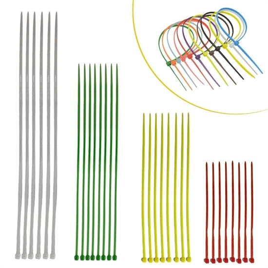30 Parça Plastik Kablo Kelepçe Seti Kablo Düzenleyici Bağlama Bantları Bx40