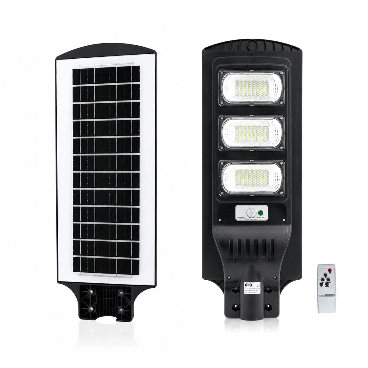300w - 6500k Solar - Güneş Enerjili Sokak Lambası - Armatür Sensörlü Bahçe-balkon-sokak Ars-348966 Bx40