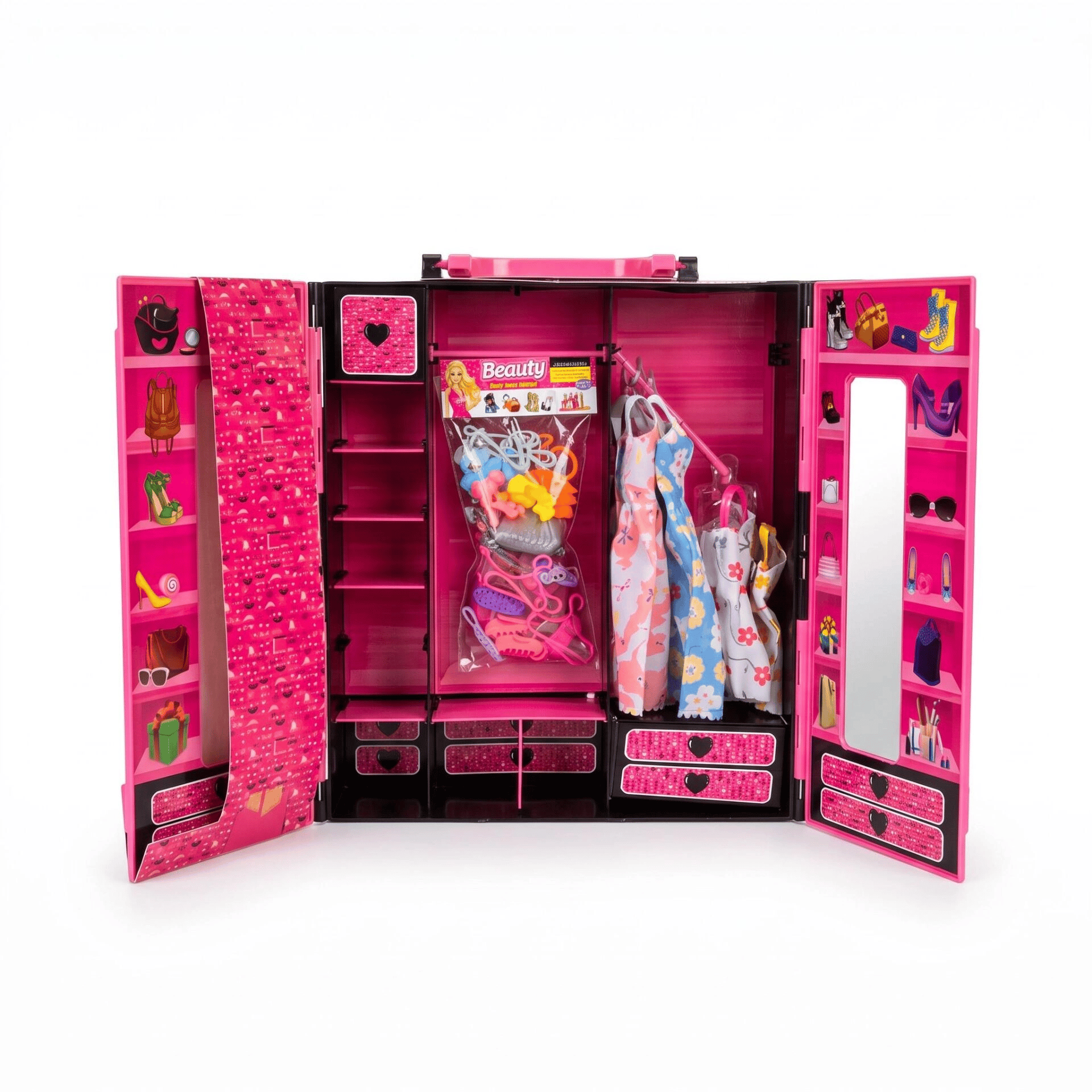 3011 BEAUTY GARDROP BEBEKLİ OYUNCAK AKSESUAR