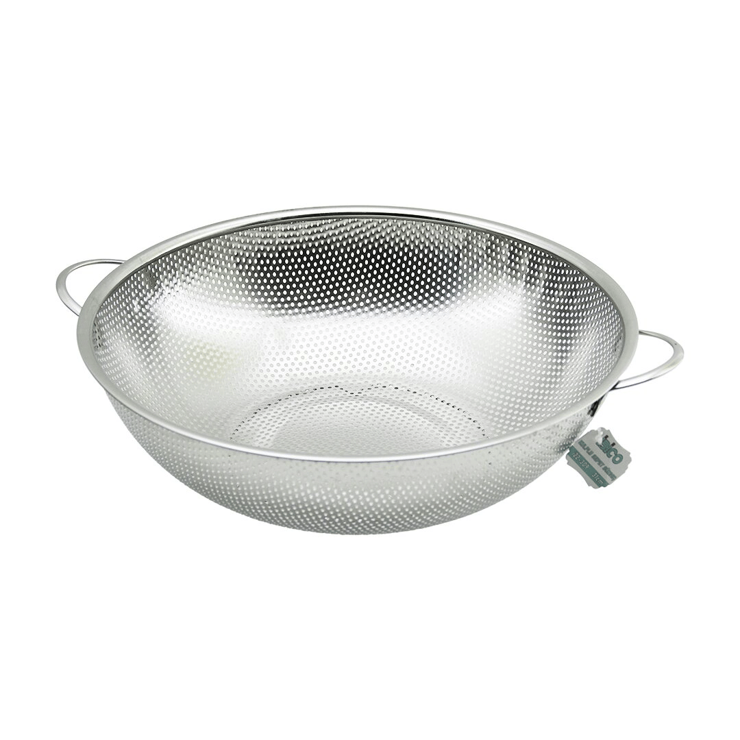 31cm  Metal Kulplu  Çelik Sepet Süzgeç İnce Tel Ayaklı Bx40