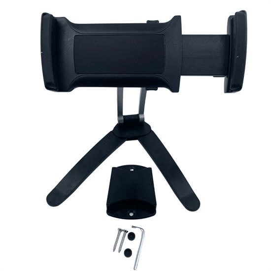 360 Derece Dönebilen Mutfak Masaüstü Telefon Tablet Tutucu Ayarlanabilir Esnek Ayaklı Metal Gövdeli Bx40