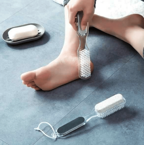 4 Step Pedicure Paddle Bzd-228 4ın1 Fırçalı Topuk Taşı Bx40