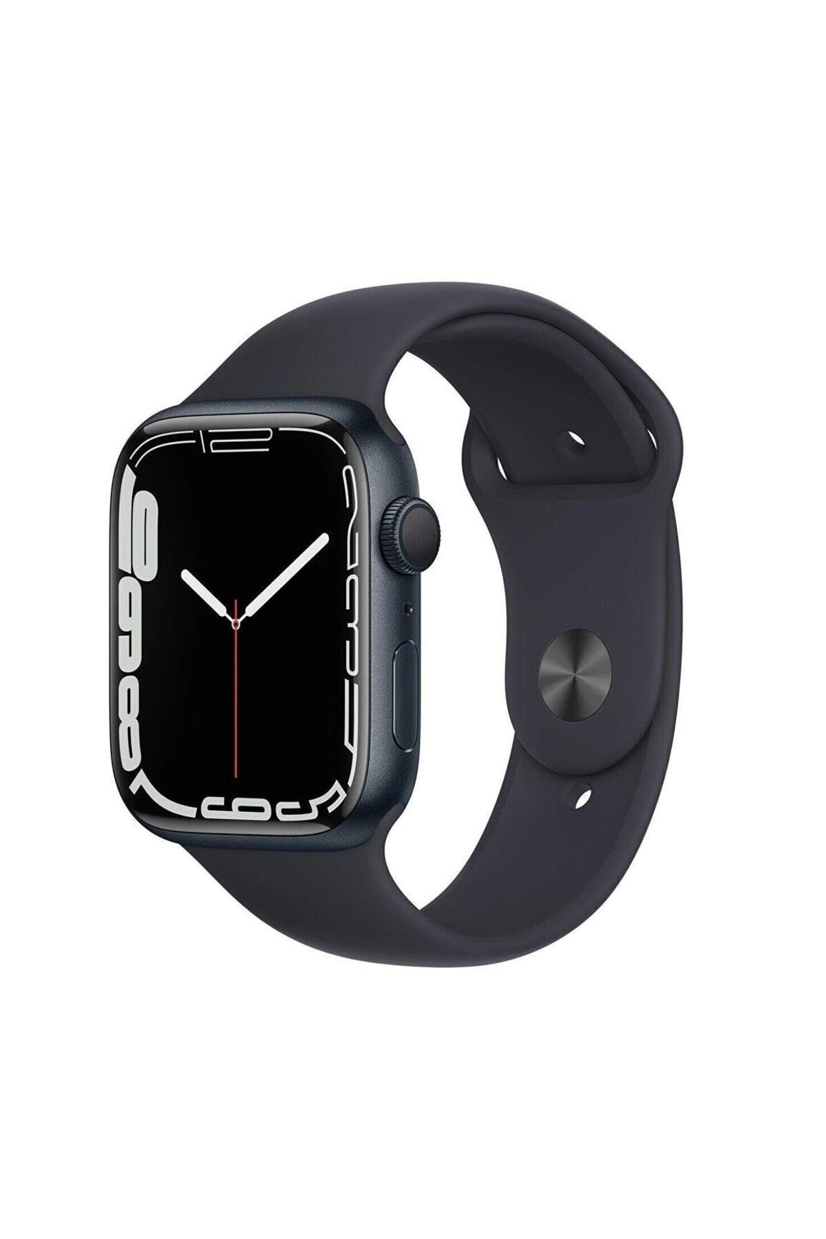 45 mm Bluetooth Özellikli Akıllı Saat, Nabız ve Uyku Takibi ile GPS Destekli Siyah Model