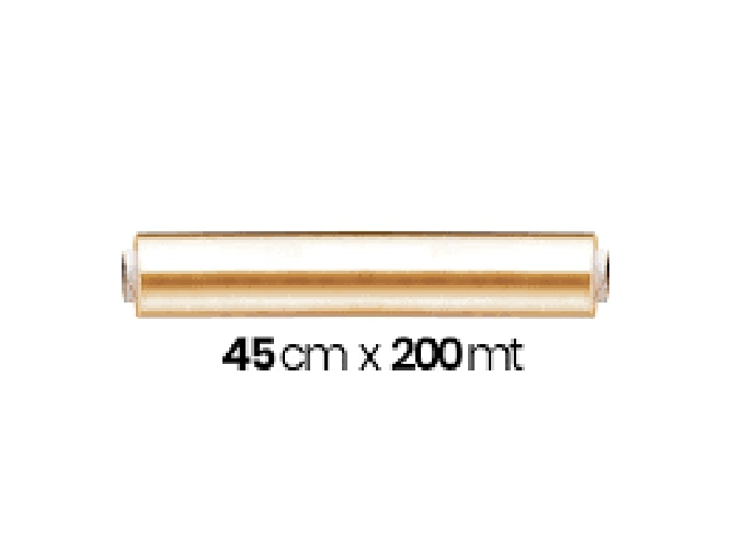 45cm X 200mt Pvc Gıda Streç Film Dökme Bx40
